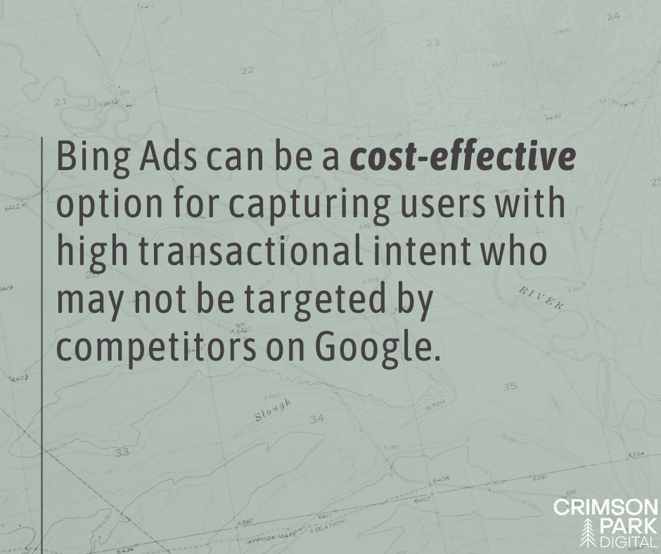Quote about Bing Ads cost-effectiveness