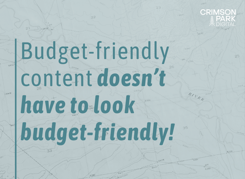 budget friendly content doesn't have to look budget friendly content marketing for entrepreneurs